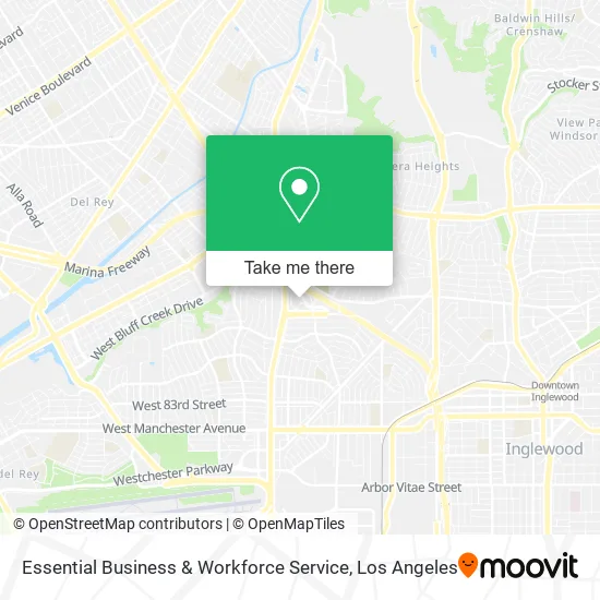 Mapa de Essential Business & Workforce Service