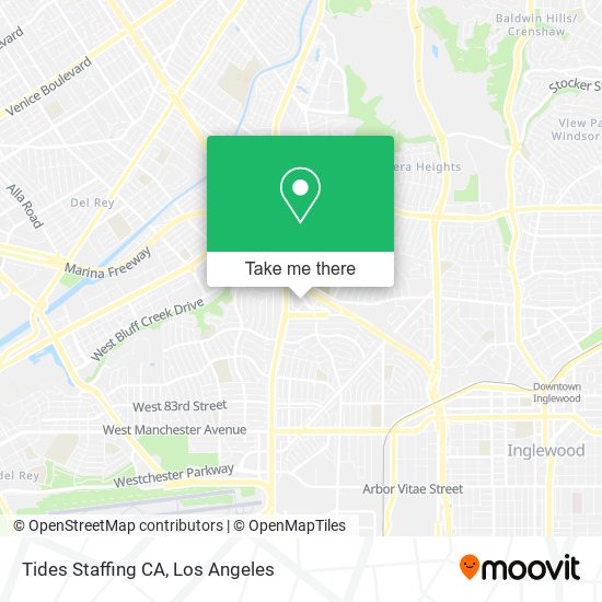 Tides Staffing CA map