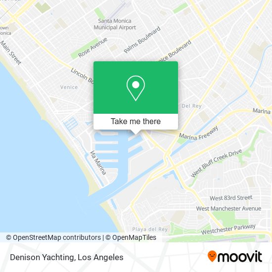 Denison Yachting map