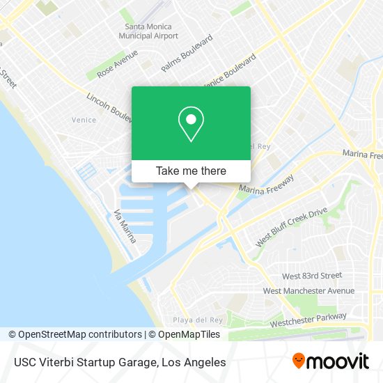 USC Viterbi Startup Garage map