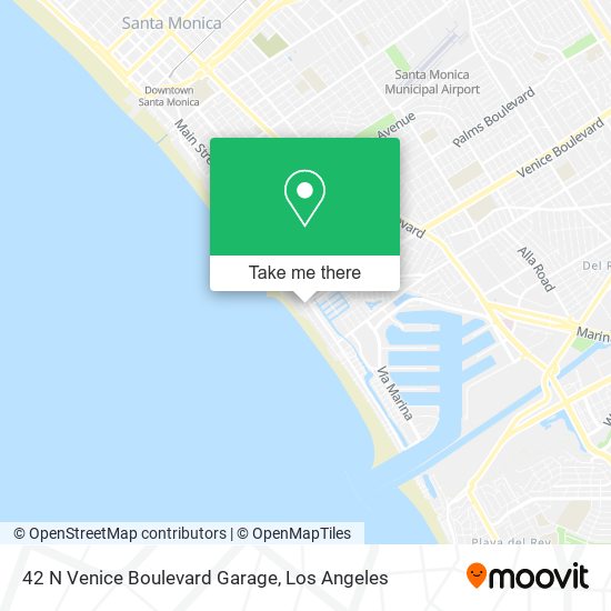 42 N Venice Boulevard Garage map