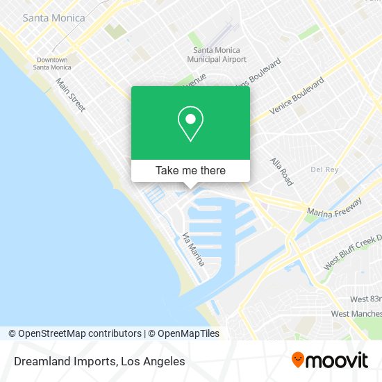Dreamland Imports map