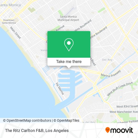 The Ritz Carlton F&B map