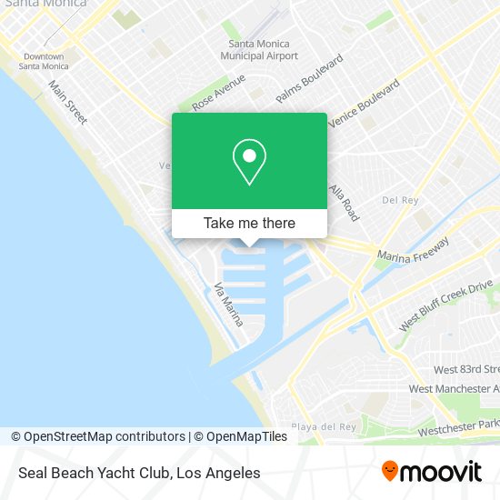 Mapa de Seal Beach Yacht Club