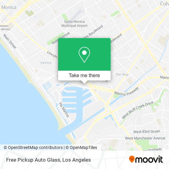 Free Pickup Auto Glass map