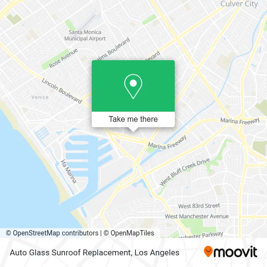 Auto Glass Sunroof Replacement map