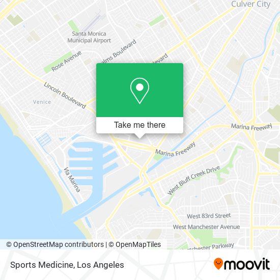 Sports Medicine map