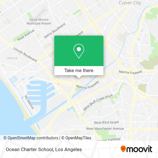 Ocean Charter School map