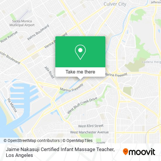 Mapa de Jaime Nakasuji Certified Infant Massage Teacher