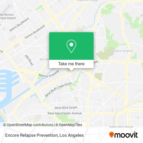 Encore Relapse Prevention map