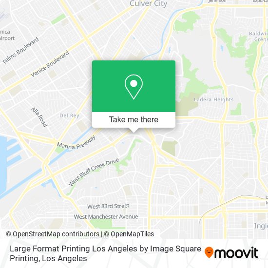 Mapa de Large Format Printing Los Angeles by Image Square Printing