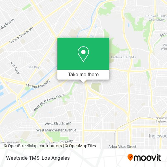 Westside TMS map