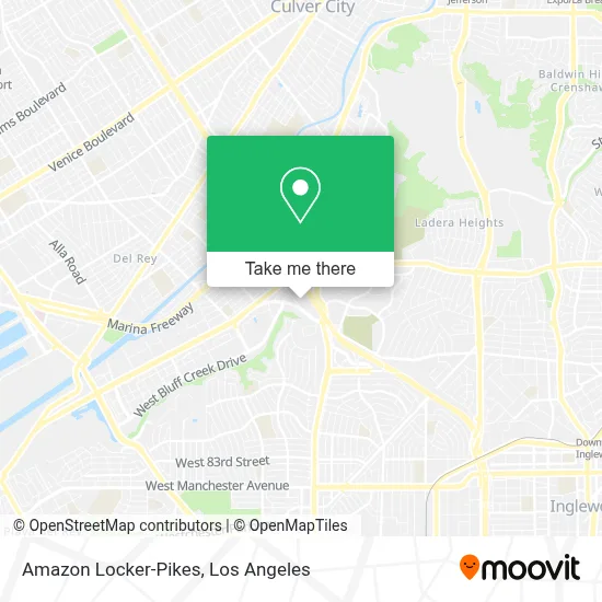 Amazon Locker-Pikes map