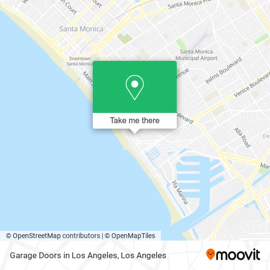 Garage Doors in Los Angeles map