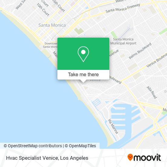 Hvac Specialist Venice map