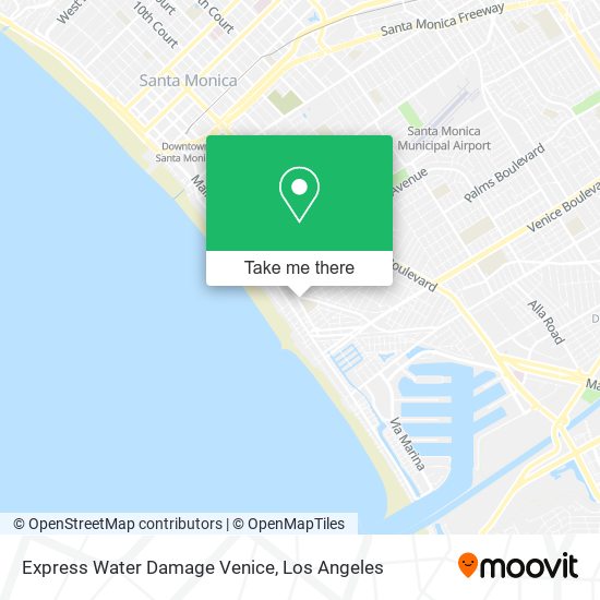 Express Water Damage Venice map