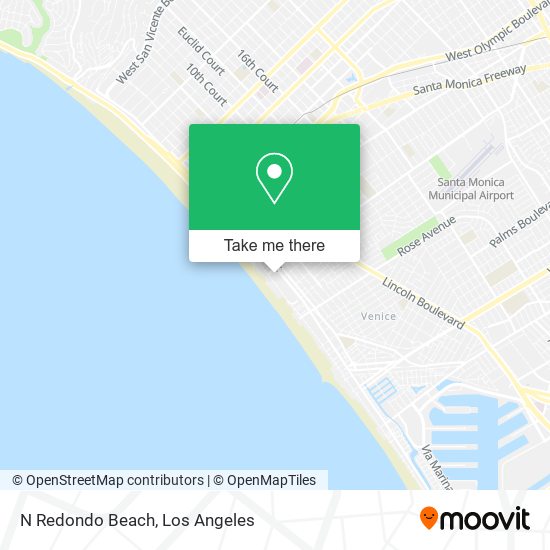 N Redondo Beach map