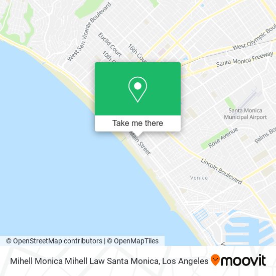 Mapa de Mihell Monica Mihell Law Santa Monica