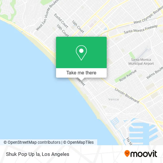 Mapa de Shuk Pop Up la
