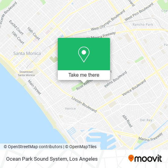 Ocean Park Sound System map
