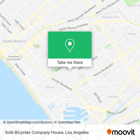 Mapa de Solé Bicycles Company House