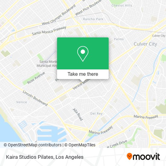 Mapa de Kaira Studios Pilates