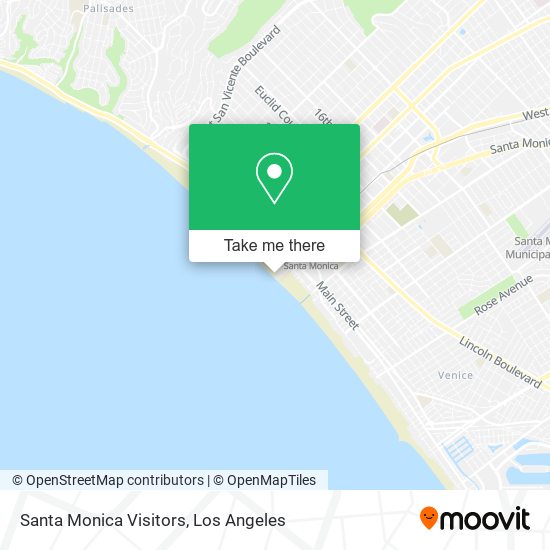 Santa Monica Visitors map