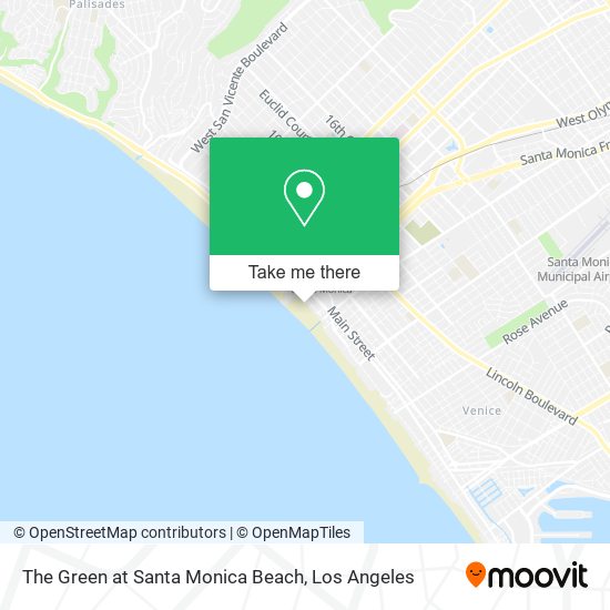 Mapa de The Green at Santa Monica Beach