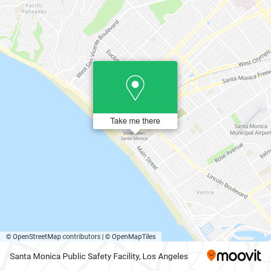 Mapa de Santa Monica Public Safety Facility