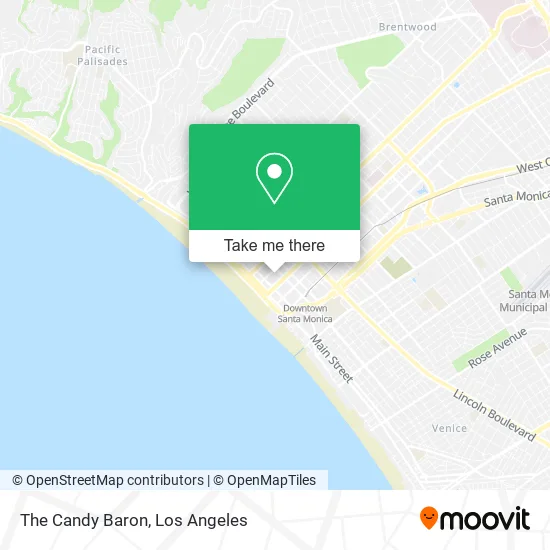 The Candy Baron map