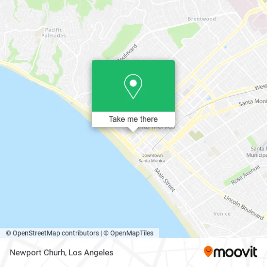 Newport Churh map