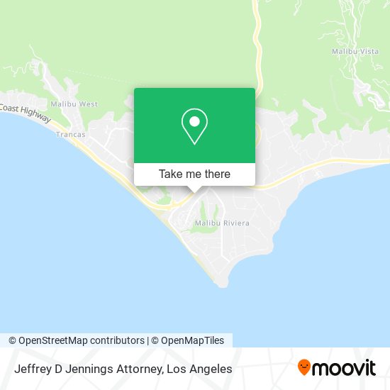 Jeffrey D Jennings Attorney map