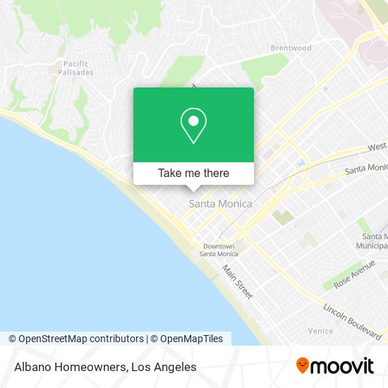Albano Homeowners map