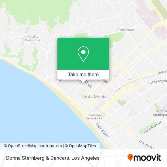 Donna Sternberg & Dancers map