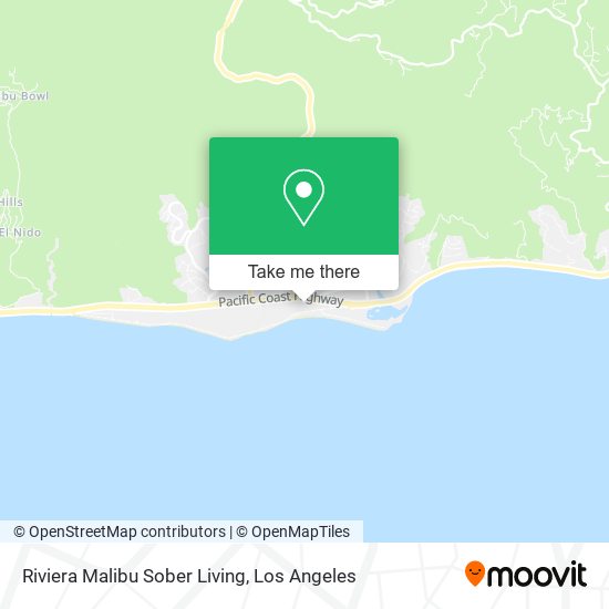 Mapa de Riviera Malibu Sober Living