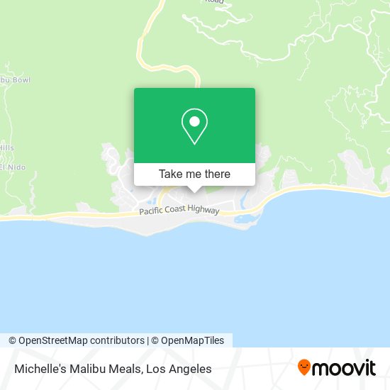 Michelle's Malibu Meals map