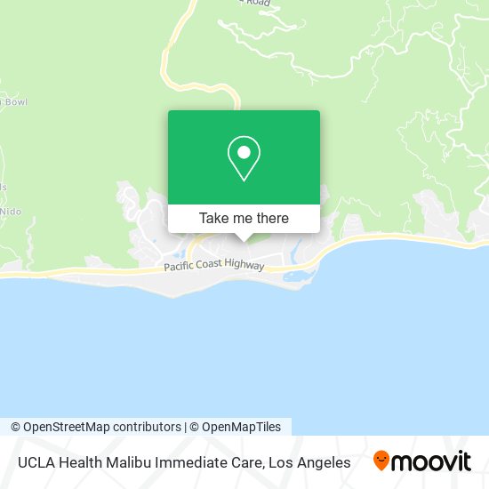 Mapa de UCLA Health Malibu Immediate Care