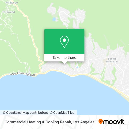 Commercial Heating & Cooling Repair map