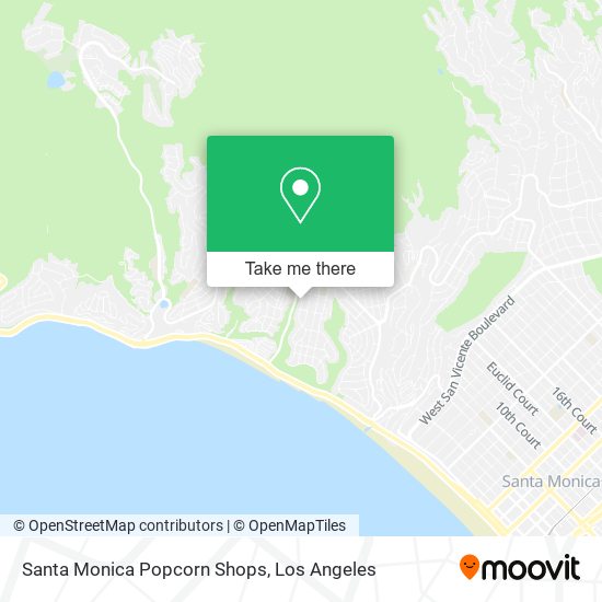 Santa Monica Popcorn Shops map