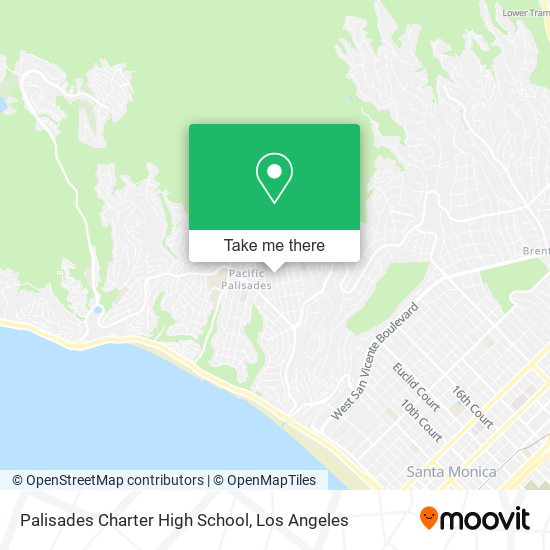 Mapa de Palisades Charter High School