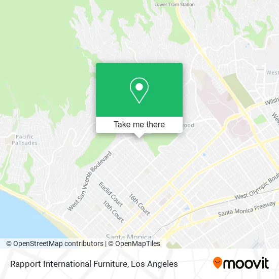 Rapport International Furniture map