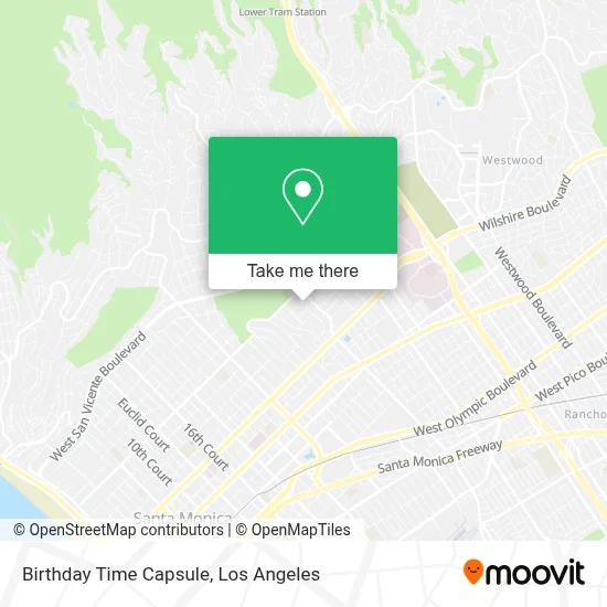 Birthday Time Capsule map