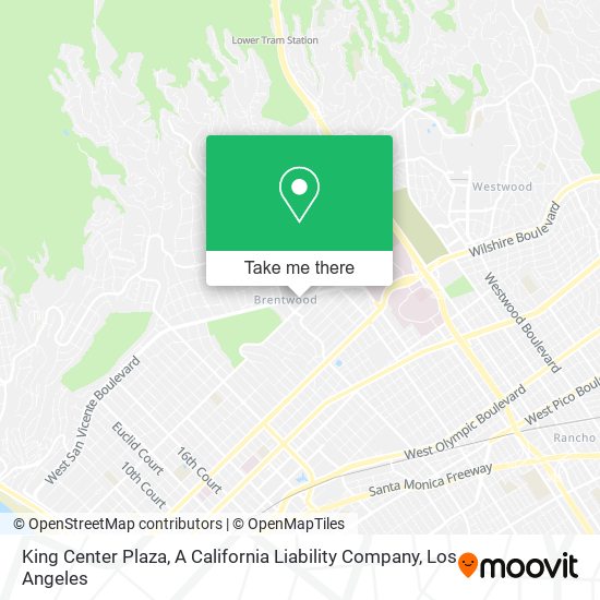 King Center Plaza, A California Liability Company map