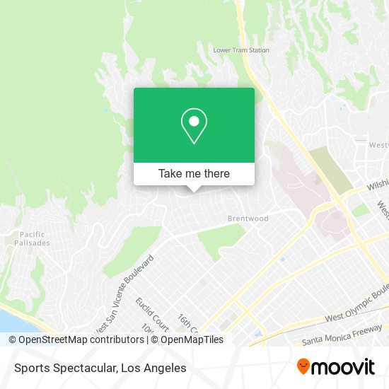Mapa de Sports Spectacular