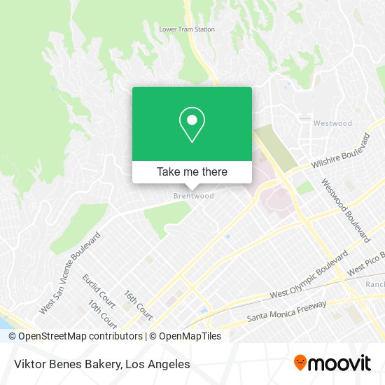 Viktor Benes Bakery map