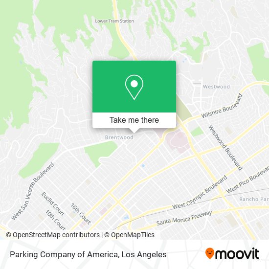 Mapa de Parking Company of America