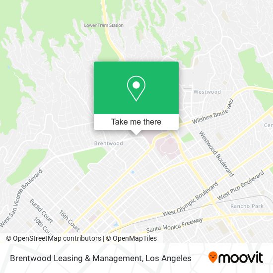 Brentwood Leasing & Management map