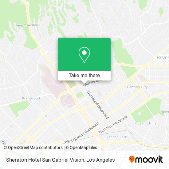 Mapa de Sheraton Hotel San Gabriel Vision