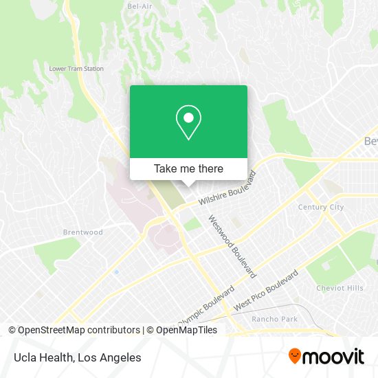 Mapa de Ucla Health