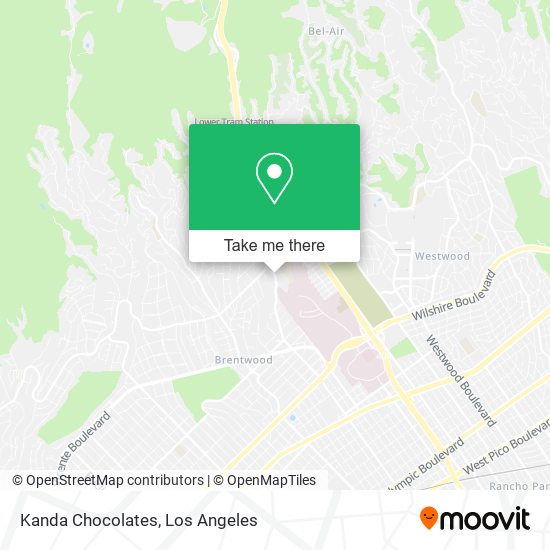 Mapa de Kanda Chocolates